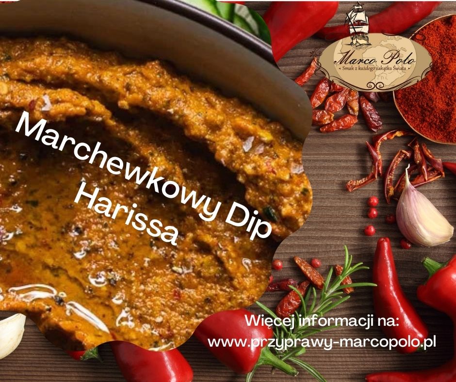 Marchewkowy Dip - przyprawa harissa